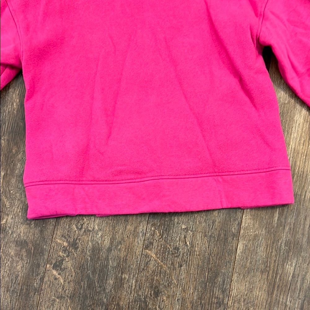 bcg Pink Hoodie with Heart Design and Long Sleeves - Picture 12 of 12